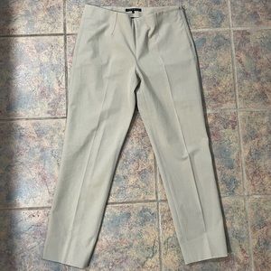 theory | size 6 tan tailored pants